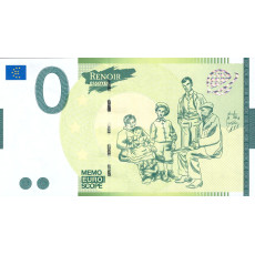 0 Euro biljet Renoir Essoyes